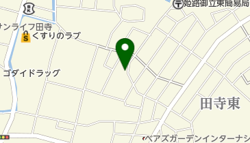 中山ガラス店の地図画像