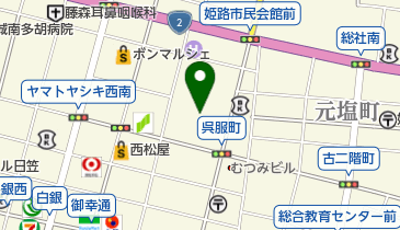 エグチバッグ袋物店の地図画像