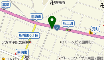 川口インテリア家具の地図画像