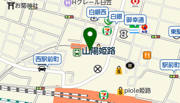 株式会社本家田中の焼きあなご 山陽百貨店店の地図画像