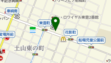 名村編物学院の地図画像