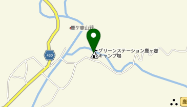 鹿ケ壷キャンプ場の地図画像