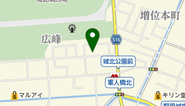 川原モータースの地図画像
