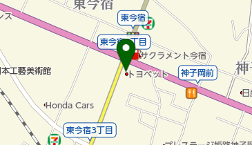 神戸トヨペット株式会社 姫路西店の地図画像