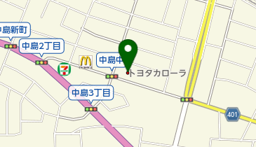 トヨタカローラ姫路株式会社 飾磨店の地図画像