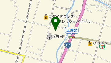 クローバー手芸店の地図画像