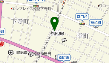 影山寝具の地図画像