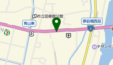 青山タクシー株式会社の地図画像