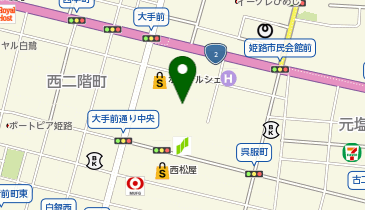 平野時計本店の地図画像