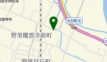 かない動物病院の地図画像