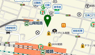 ニューヨークニューヨーク姫路店の地図画像