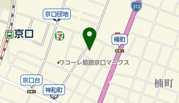 京口コンタクトレンズの地図画像