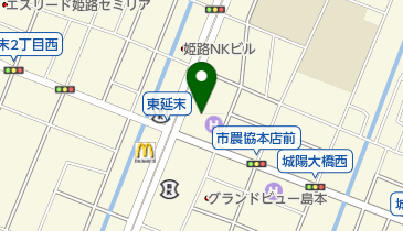 洋服の青山 姫路店の地図画像
