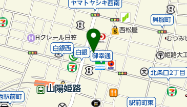 明治安田生命保険相互会社姫路支社の地図画像