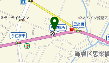 アヅマ理容店の地図画像