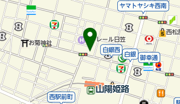 鵜鷹理容所の地図画像
