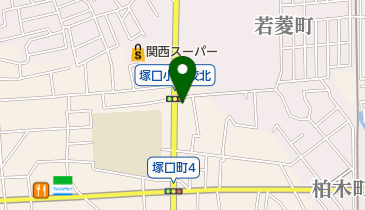 ライオン屋塚口店の地図画像