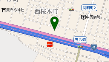 大阪フォークリフト株式会社の地図画像