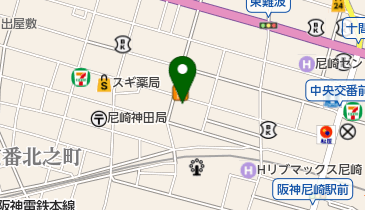 株式会社ニシダヤ 中央店の地図画像