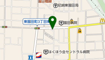 サンショップ園田店の地図画像