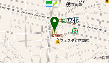 八田果実店の地図画像