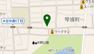 中谷商店の地図画像
