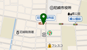 21世紀塾 尼崎中央校の地図画像