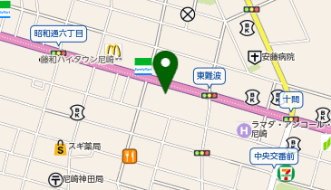 大一皇漢堂の地図画像