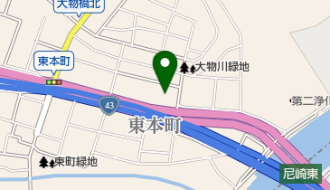 阪神工具産業の地図画像