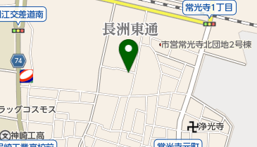 キリスト兄弟団尼崎教会の地図画像