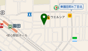 日本キリスト改革派園田教会の地図画像