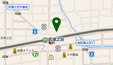 クロロフイル武庫之荘美顔教室の地図画像