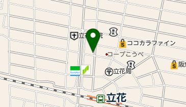 ユーミー化粧品店立花店の地図画像