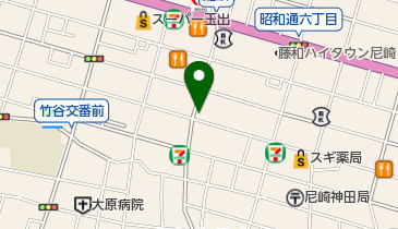 まつ清呉服店の地図画像