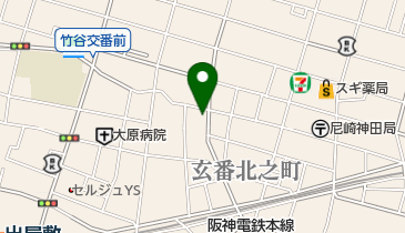 肉福の地図画像