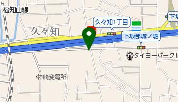 久々知製綿ふとん店の地図画像