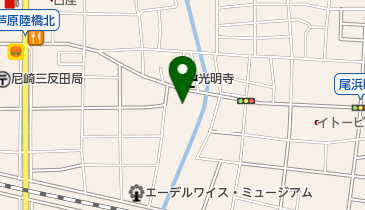 尾浜八幡神社の地図画像