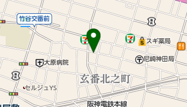 日新天ぷらの地図画像