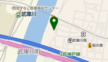 武庫川釣具センターの地図画像