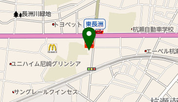 酒井動物クリニックペット美容室の地図画像