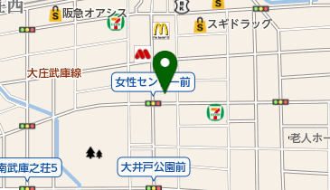 犬の美容室セバスチャンの地図画像