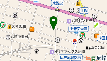 前川薬品中央支店の地図画像