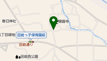 田能理容所の地図画像
