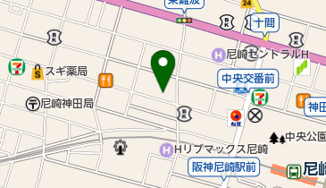 パパス 尼崎店の地図画像