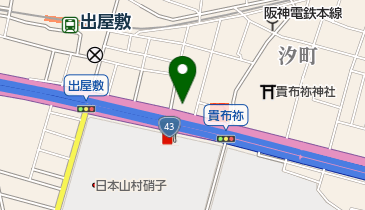 ホテルキタグニの地図画像