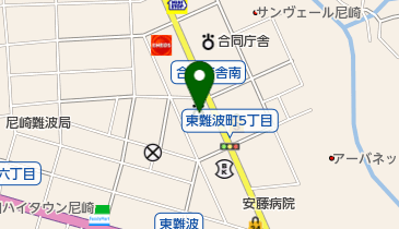 兵庫県尼崎総合庁舎 尼崎総合庁舎庁舎案内の地図画像