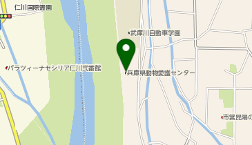 兵庫県動物愛護センターの地図画像