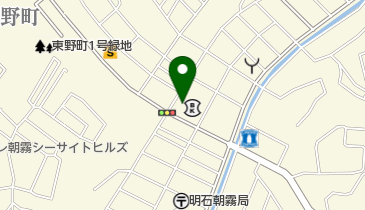 山野愛子どろんこ美容朝霧店の地図画像