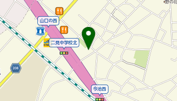 明石市立 上西厚生館の地図画像