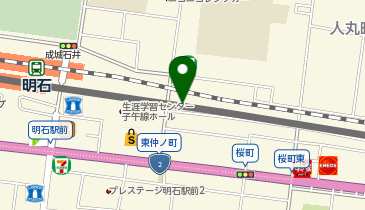 ふれあい会館の地図画像